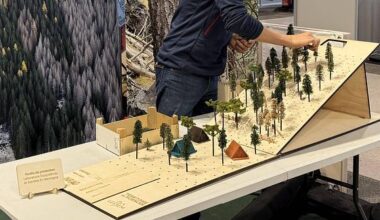 Une maquette de forêt de protection co-construite entre INRAE et le FabLab | ECHOSCIENCES