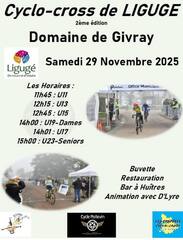 Ligugé 29 novembre 2025 infos de cyclo-cross 1