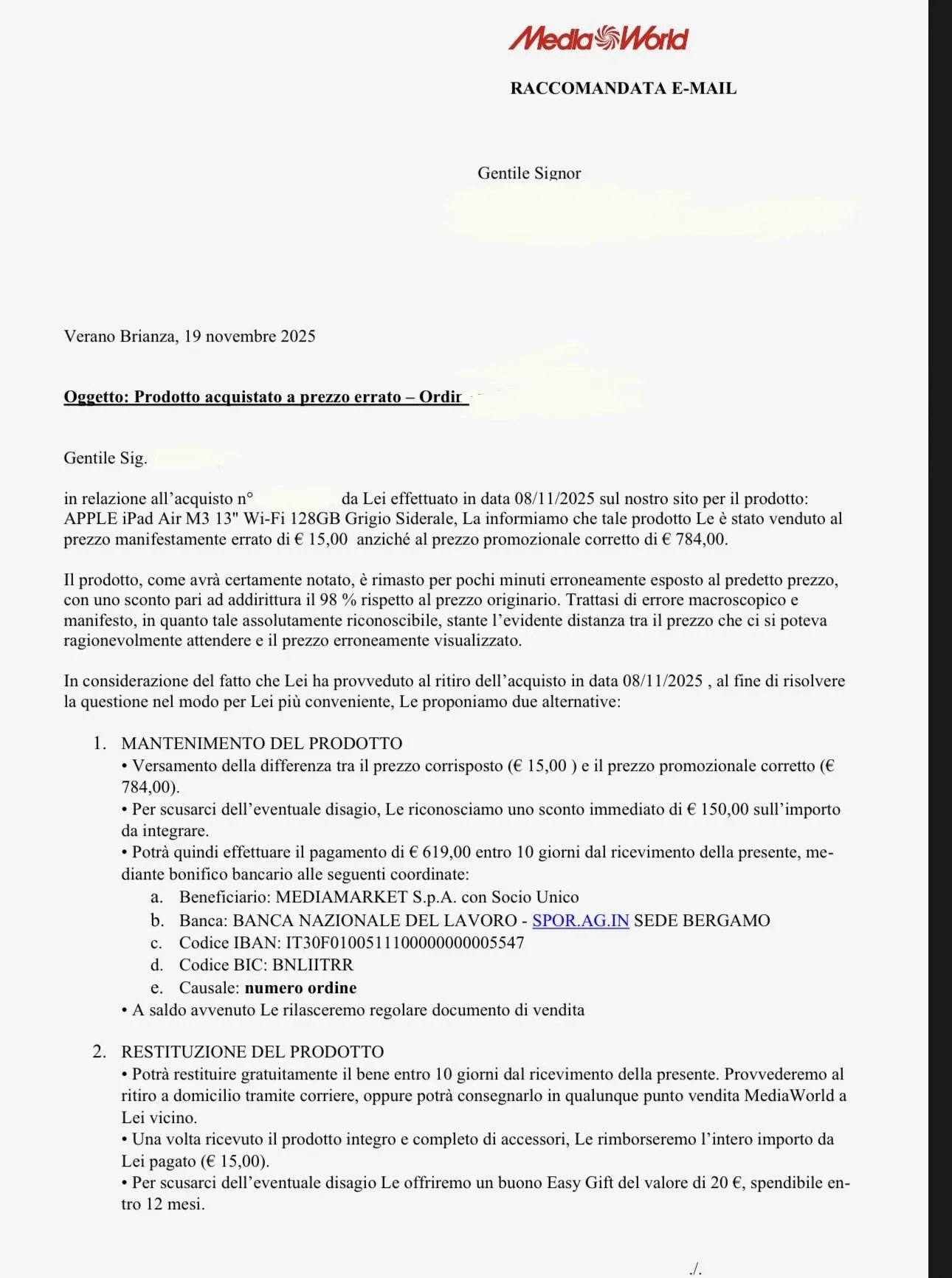 Mail Client Mediaworld