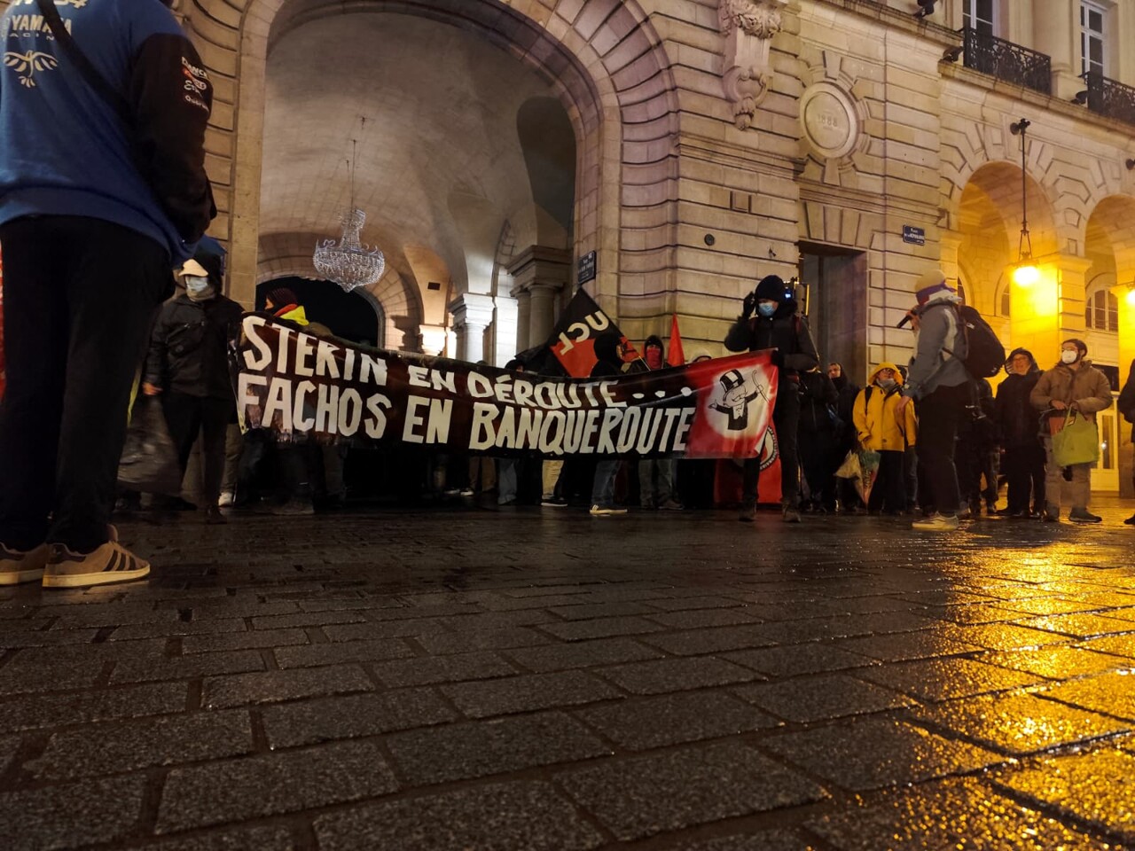 À Rennes, plus d'une centaine de manifestants mobilisés contre la Nuit du bien commun