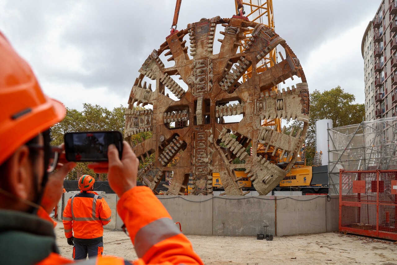 EN IMAGES. Voici l'état du premier tunnelier qui a fini de creuser la ligne C du métro de Toulouse