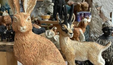 Le loup, le renard et la belette… Tout le bestiaire de Marie-Jo Monnet à la galerie Médicis à Besançon • macommune.info