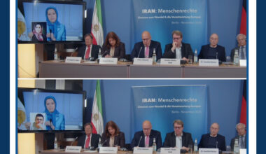 Discours de Maryam Radjavi dans une conférence en Allemagne sur les droits humains