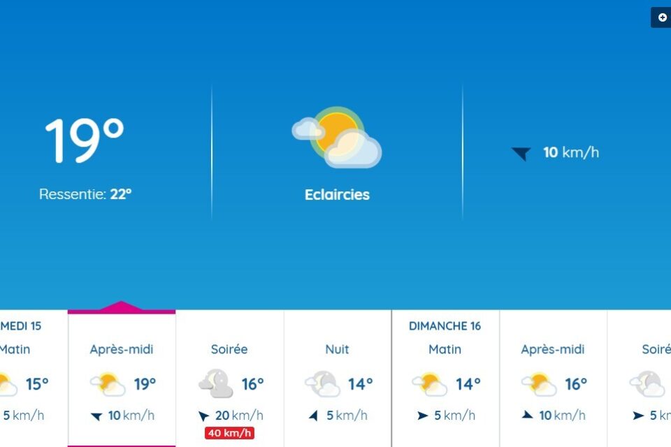 Ce samedi, la météo à Toulouse s'annonce clémente.