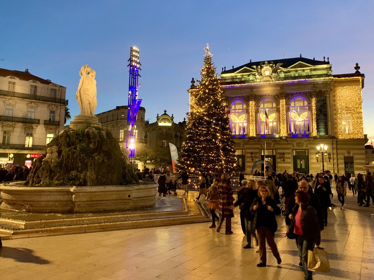 Montpellier lance les fêtes de Noël