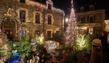 Ce village, près de Nantes, se transforme en merveilleux conte de Noël