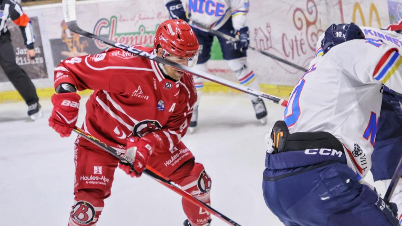 Nouvelle défaite pour les Diables Rouges de Briançon à Nice (2-5)