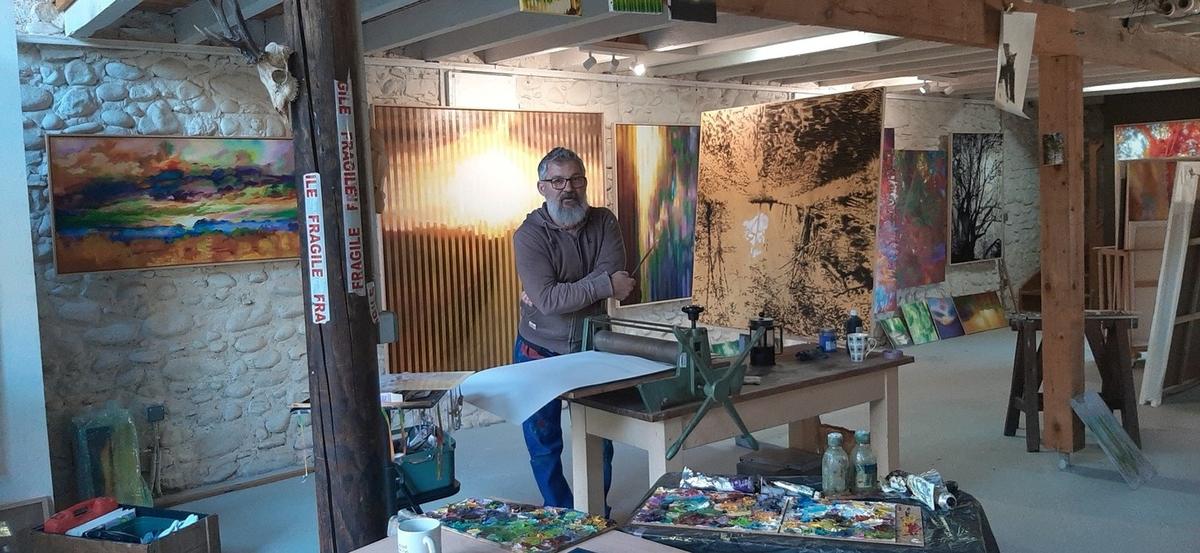 Escou : le peintre Franck Oscamou a brillé à Florence