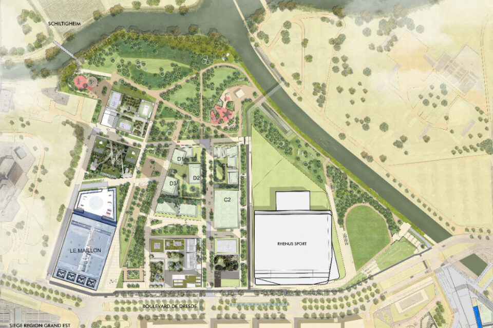 Le parc doit voir le jour près du théâtre du Maillon, à Strasbourg.