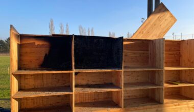 à peine inauguré, ce parc est déjà victime de dégradations