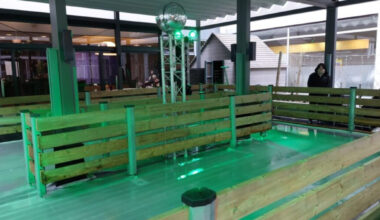 une mini-patinoire installée en hypercentre pendant le marché de Noël, voici où