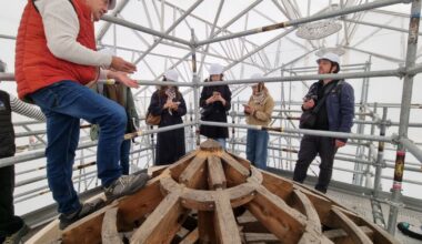 Lyon. Chantier exceptionnel au cimetière de la Guillotière, le dôme du crématorium est restauré dans les règles de l’art