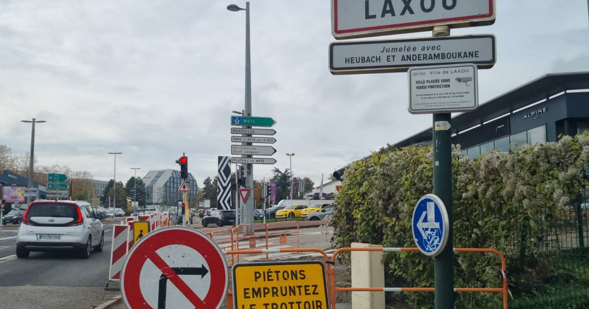 on ne passe plus sur une partie de l’avenue du Rhin