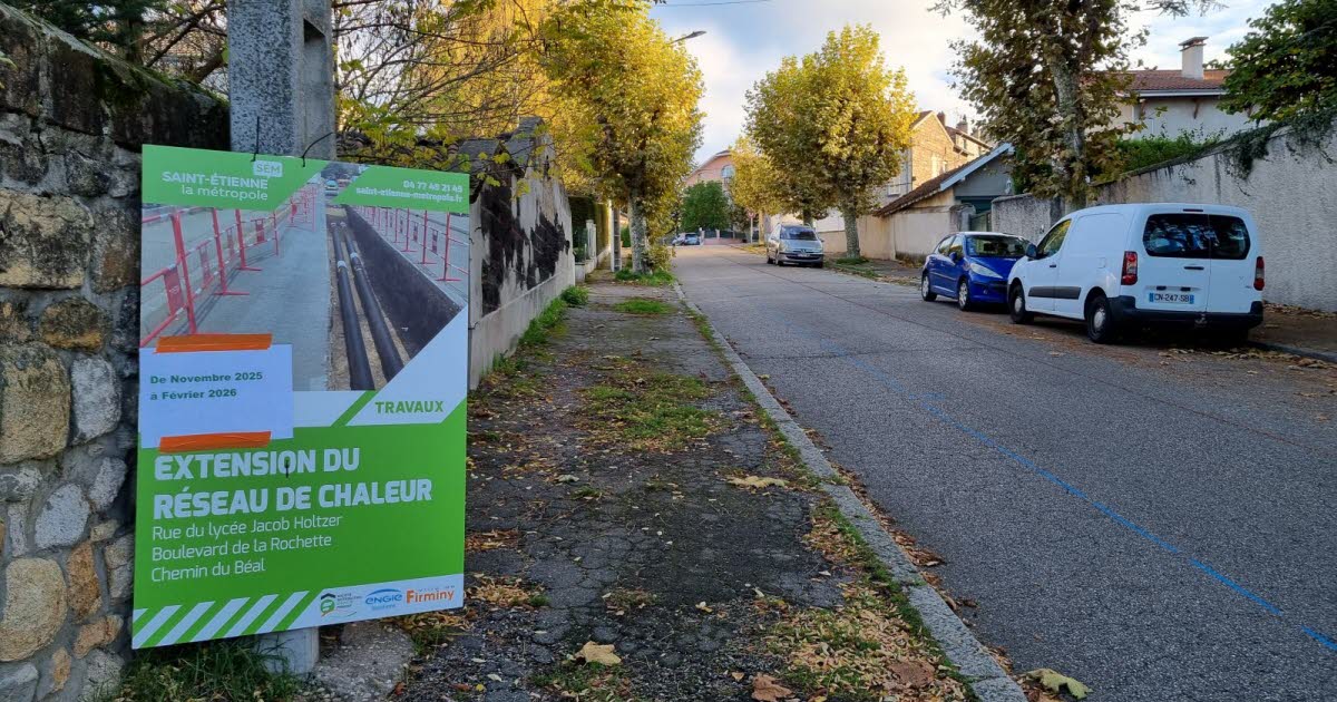 Firminy. Quatre mois de travaux sur le réseau de chaleur et des perturbations à prévoir