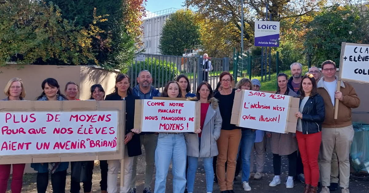 le collège de Terrenoire en grève illimitée
