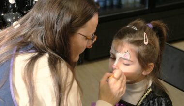 La Fouillouse. Pour la fête d’Halloween, les enfants de la commune ont pu être maquillés par une professionnelle