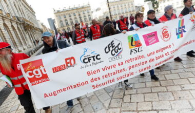 des retraités manifestent à Nancy contre les mesures du gouvernement