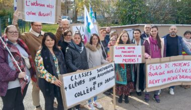 le personnel du collège de Terrenoire a rencontré l’inspection académique