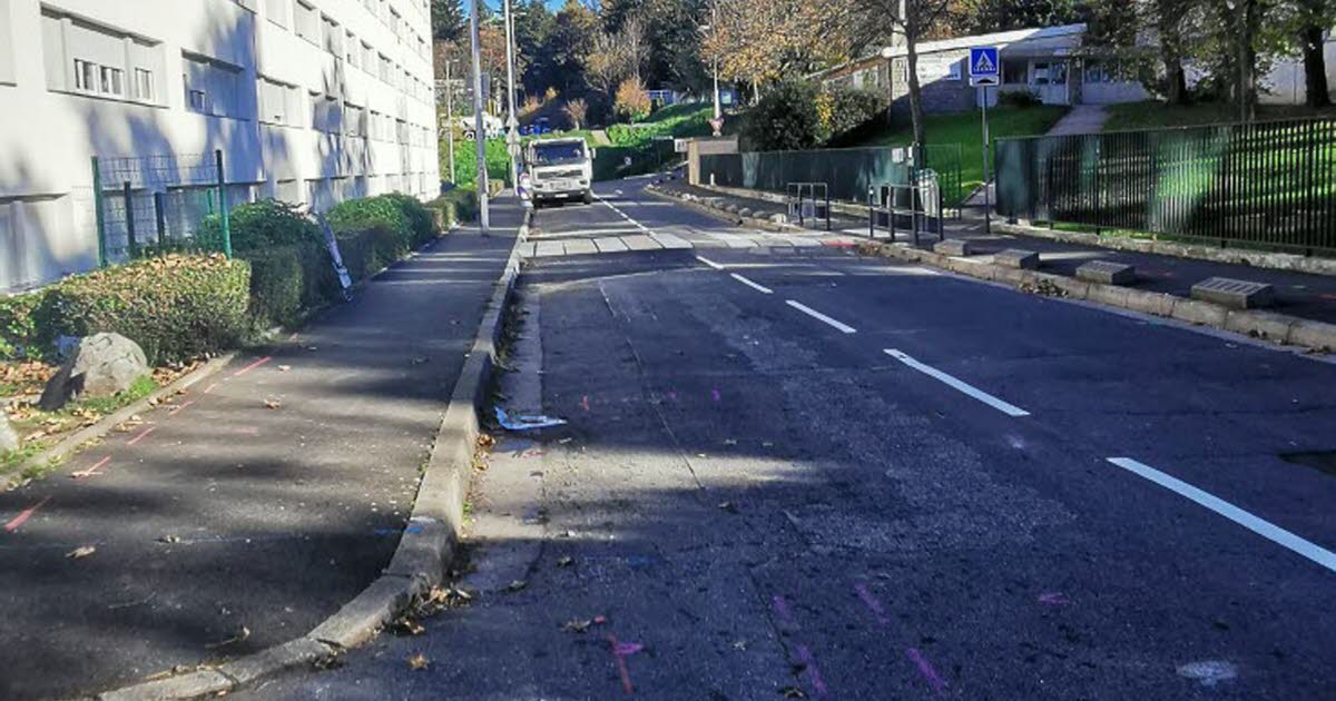 Saint-Étienne/Montchovet. Impasse de la Palle, les travaux de la voirie ont commencé