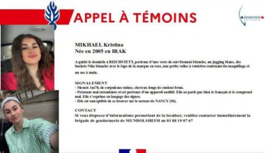 Reichstett. Un appel à témoins est lancé pour retrouver une malentendante de 20 ans