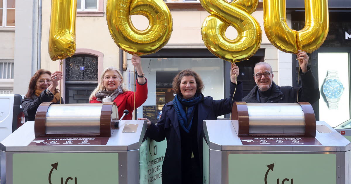 Eurométropole de Strasbourg. Mission accomplie pour le déploiement des bornes à déchets alimentaires