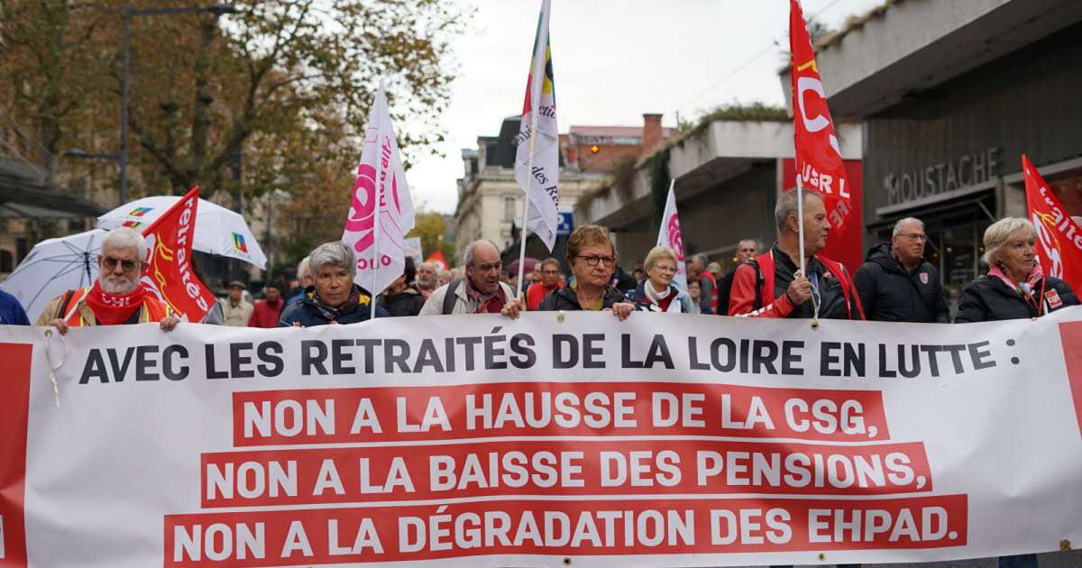 Loire. Faible mobilisation des retraités pour la défense de leurs droits à Saint-Etienne