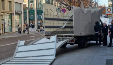 Nancy. Un camion de livraison scalpé dans le tunnel du marché