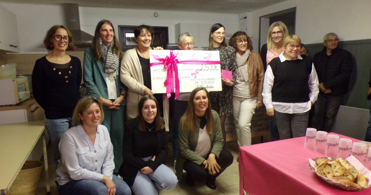 Toulon-sur-Arroux. Les Trouspinettes ont récolté 2 500 euros pour Bien être en oncologie