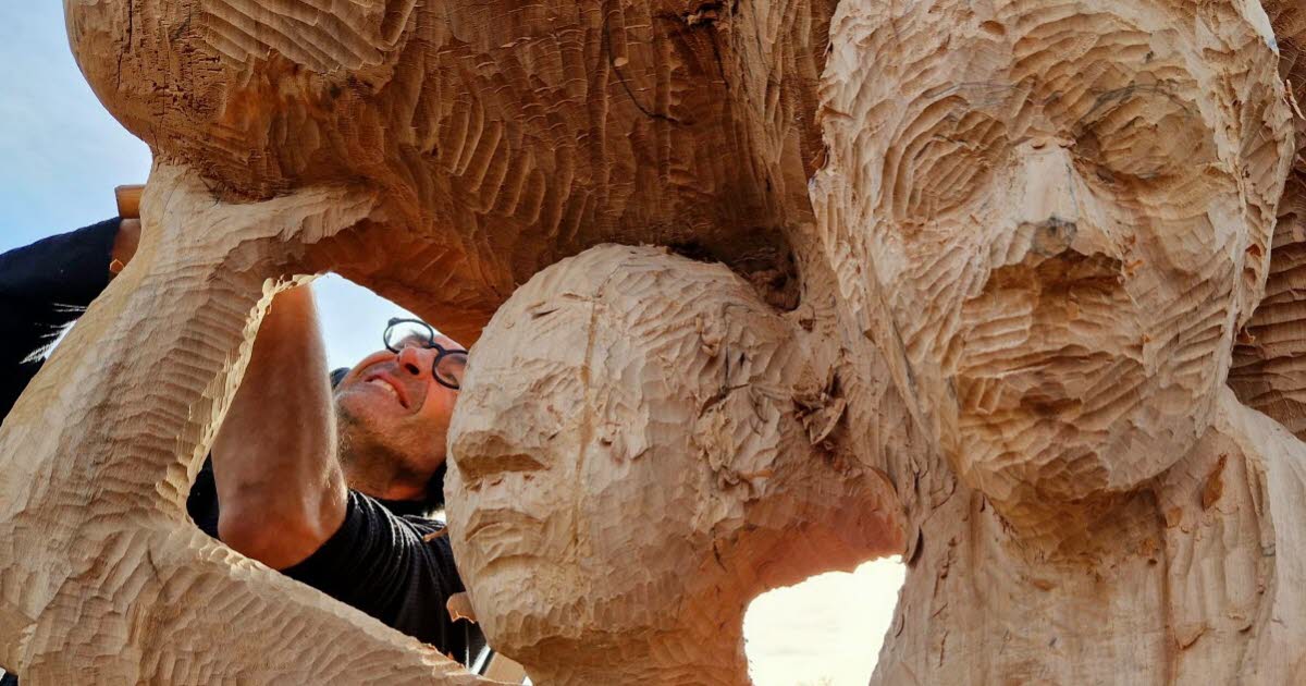 Ostwald. Planté en 1848, l’ancien tilleul de la Liberté renaît sous la forme d’une impressionnante sculpture