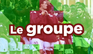 le groupe du FC Metz face à Nice