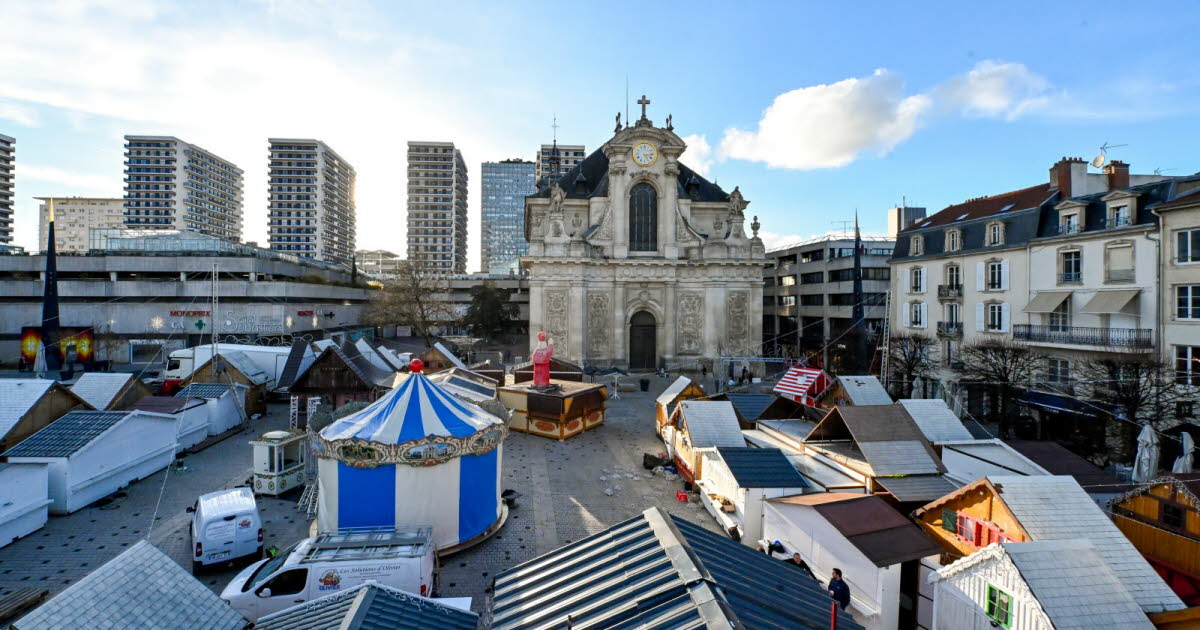 le marché de Noël s’installe