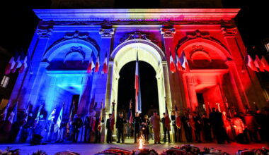 en hommage aux morts pour la paix