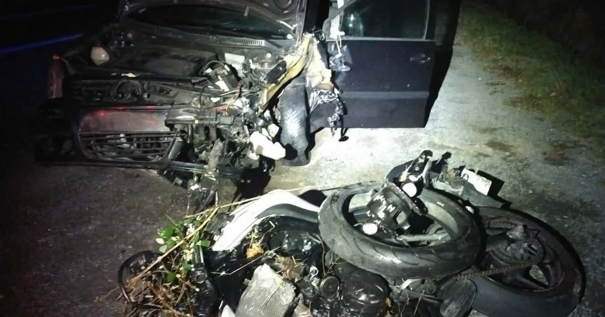 Rhône. Une motarde grièvement blessée et héliportée à Lyon après un accident avec deux voitures