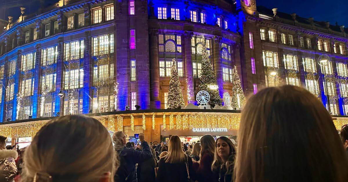 Strasbourg. Les Galeries Lafayette donnent le coup d’envoi des illuminations de Noël