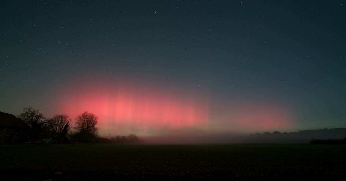 Strasbourg. Les aurores boréales observées depuis la Robertsau