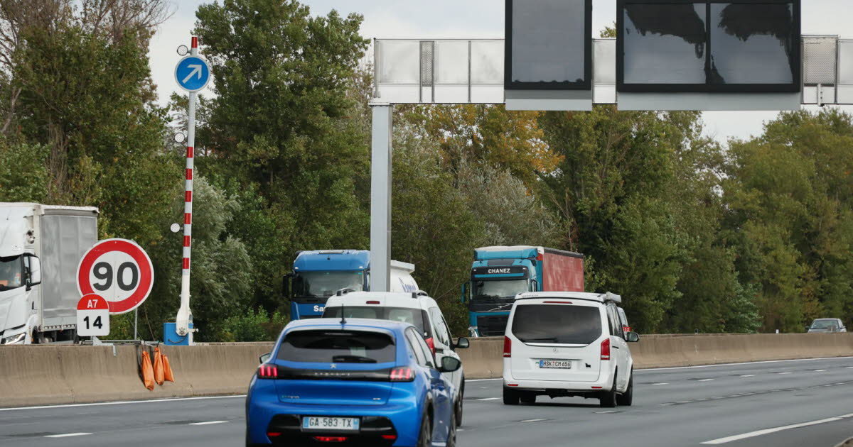 Accident sur l'A7 en direction de Lyon et vents violents
