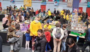la halle Boulloche plongée dans l’univers des petites briques Lego®