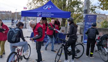 opération prévention pour les vélos, trottinettes et piétons