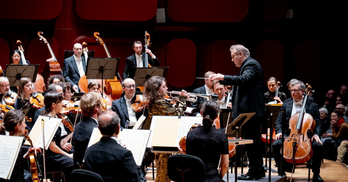 avec l’orchestre philharmonique et la trompettiste Lucienne Renaudin Vary, la lumière fut !