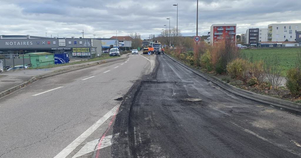 circulation perturbée en raison de travaux
