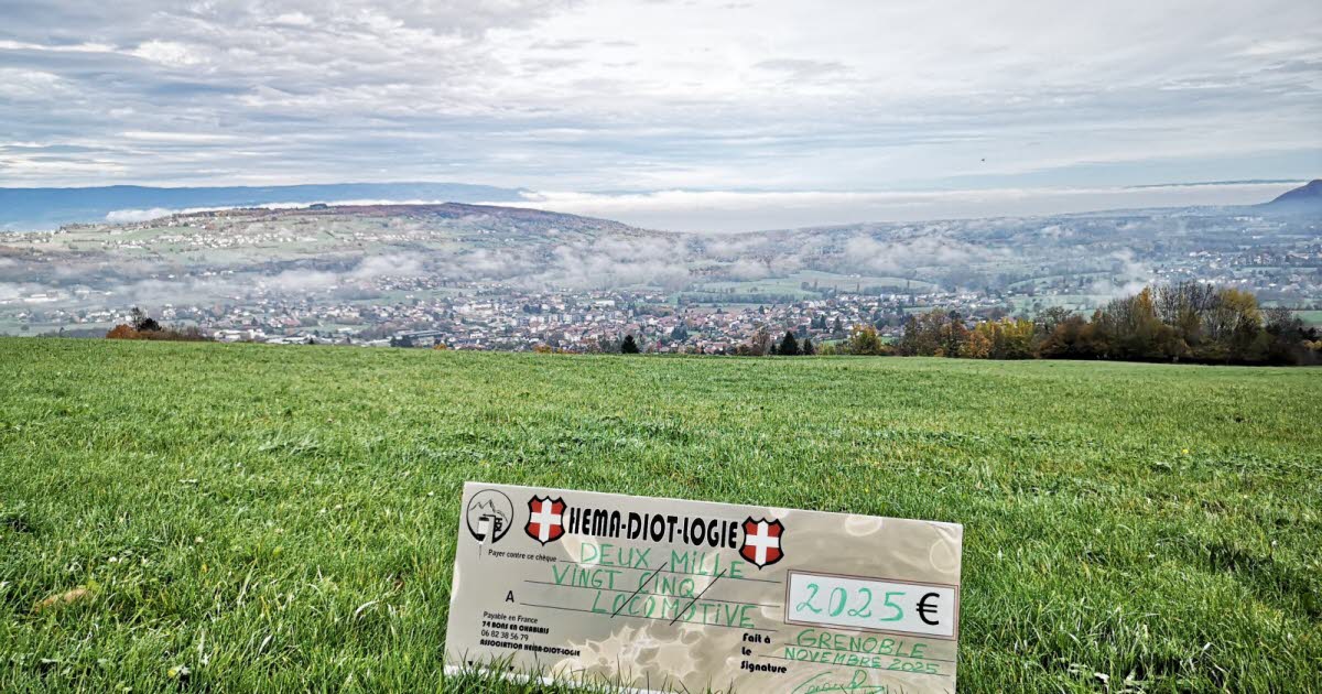 Bons-en-Chablais. Un don de 2 025 euros pour l’association grenobloise “Locomotive”