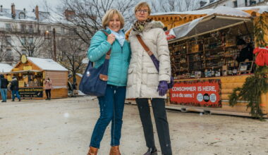 Grenoble. Malgré la neige, ces habitués ont fait l’ouverture du marché de Noël