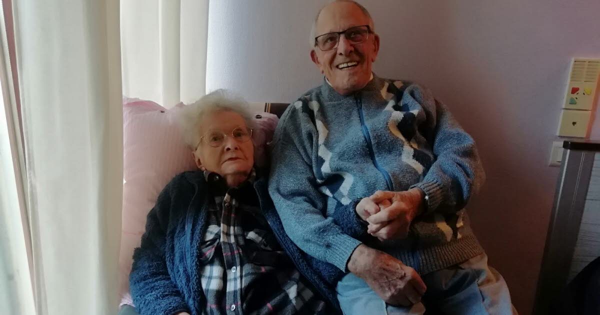 Saint-Étienne. Ils sont mariés depuis 70 ans et Maurice va voir Louise à la maison de retraite tous les jours