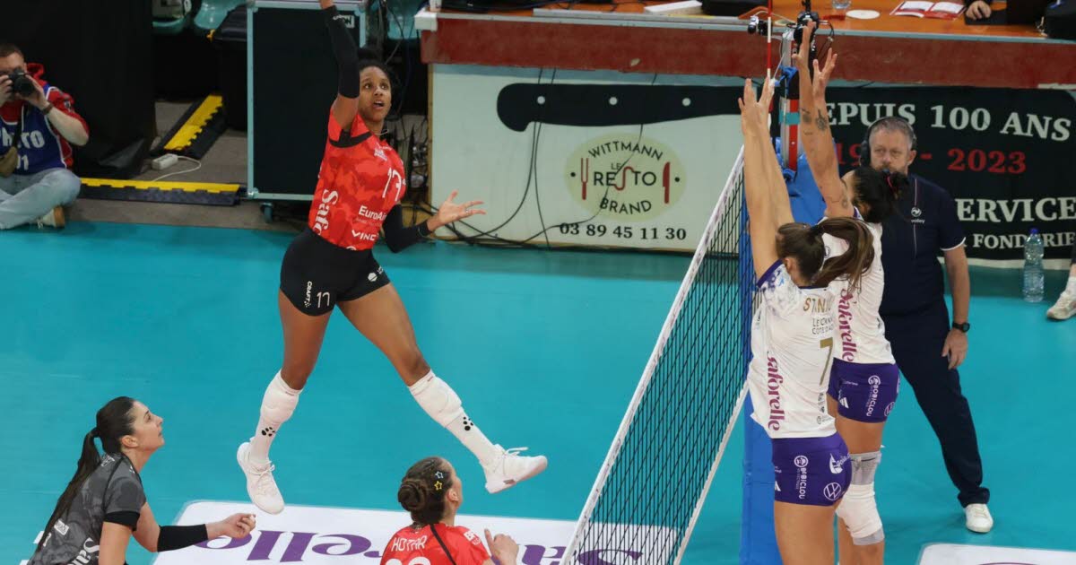 Volley-ball. Huit victoires en huit matches pour le Volley Mulhouse Alsace qui s'impose 3-1 face au Cannet : revivez le direct