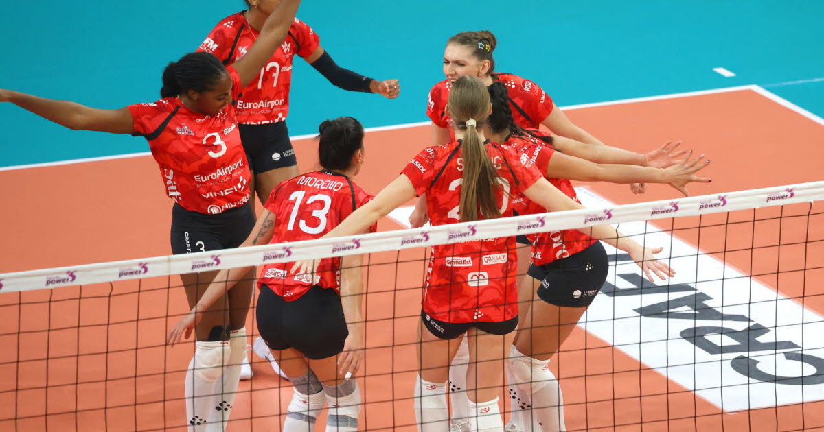 Volley-ball. Face au Cannet, une huitième victoire consécutive en Ligue A féminine pour le Volley Mulhouse Alsace toujours invaincu cette saison