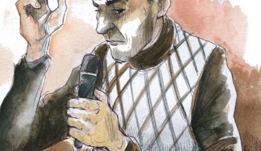 ses boyaux lui sortaient du ventre