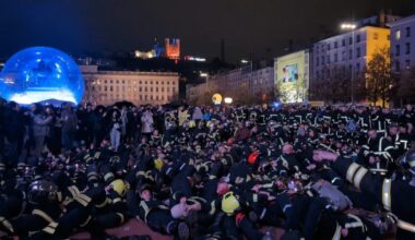 les pompiers déposent leur préavis de grève en pleine Fête des Lumières