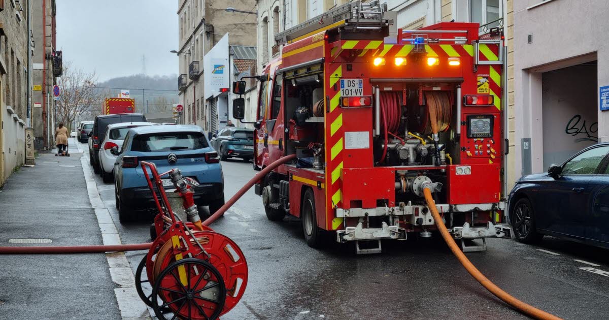 de gros moyens déployés par les pompiers