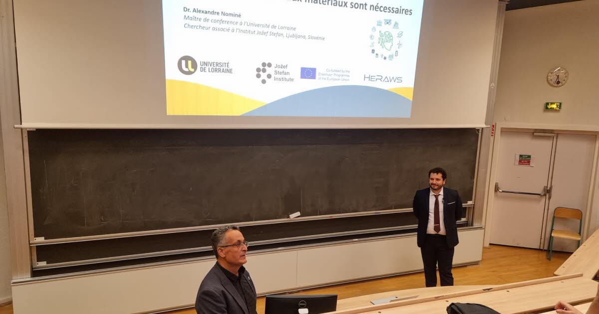 pourquoi de nouveaux matériaux sont nécessaires ?" organisée par l'École européenne d'ingénieurs en génie des matériaux