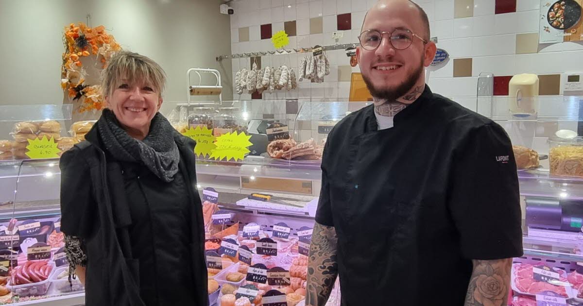 Saint-Étienne. À 26 ans, il reprend une boucherie traditionnelle avec l’aide de sa maman